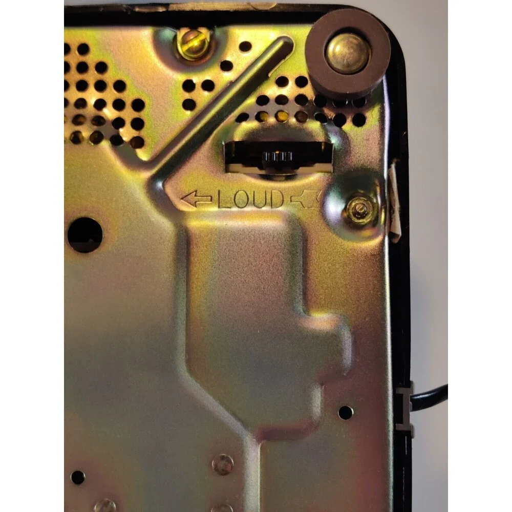 Vintage Cortelco 250000-VBA-20MD Black Push Button Telephone Desktop Phone USA - Picture 12 of 13